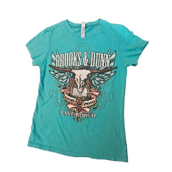 Brooks & Dunn Last Rodeo Tee EUC - Picture 1 of 3